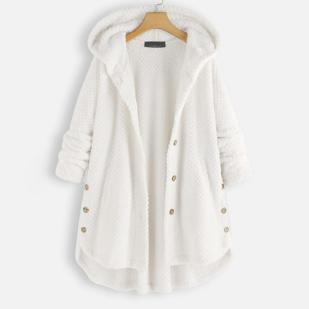 Oversized Hooded Coat for Women - Charlotte