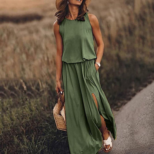 Mouwloze Maxi Dress - Josine