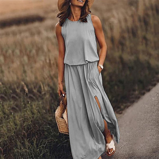 Mouwloze Maxi Dress - Josine