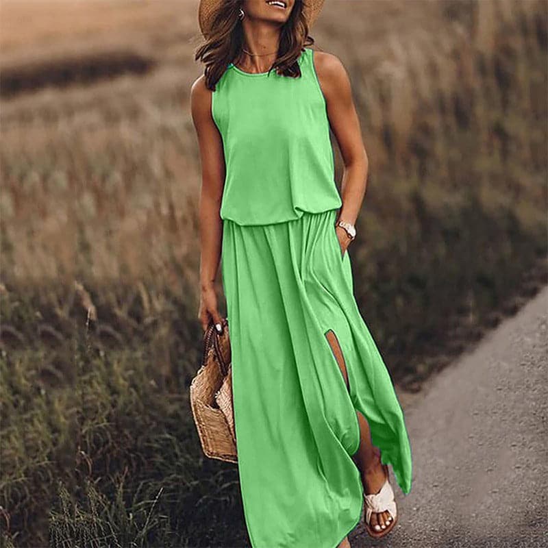 Mouwloze Maxi Dress - Josine