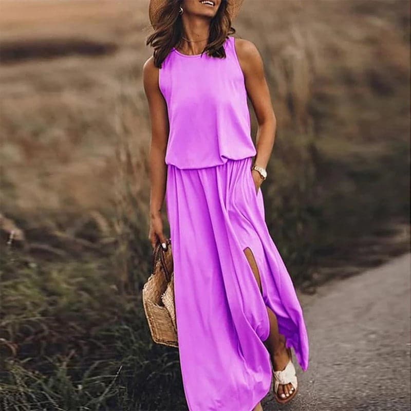 Mouwloze Maxi Dress - Josine