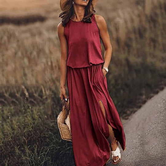 Mouwloze Maxi Dress - Josine