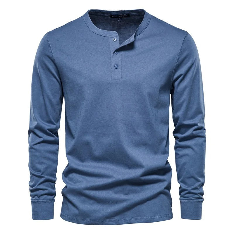 Zacht katoenen longsleeve shirt - Alistair