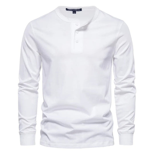 Zacht katoenen longsleeve shirt - Alistair